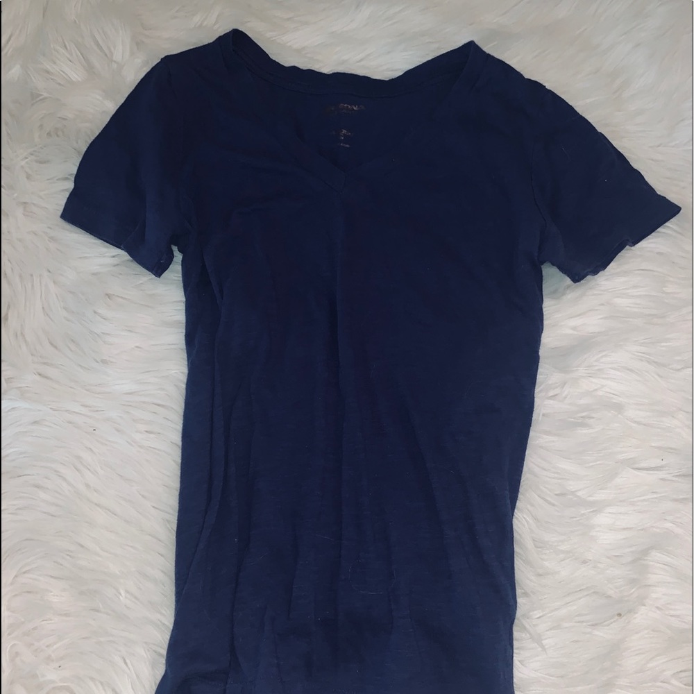 Navy V-Neck Tee
